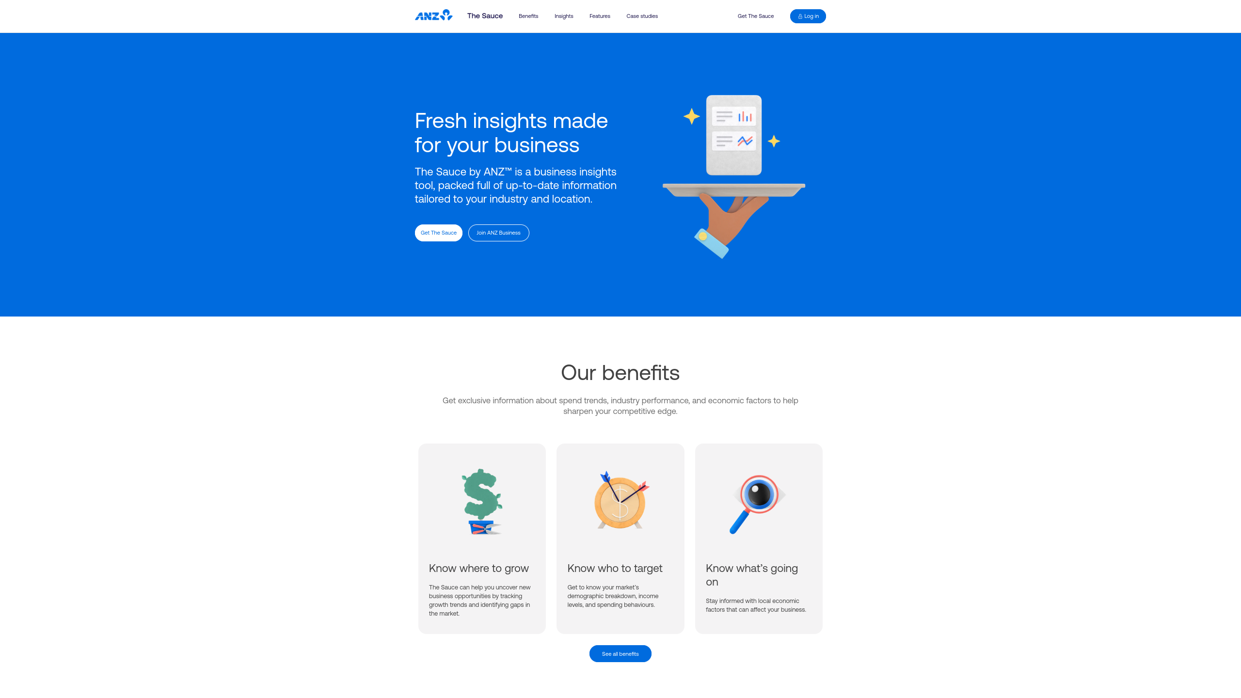 Project screenshot of The Sauce